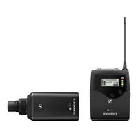 Sennheiser EK 500 G4 Instruction Manual