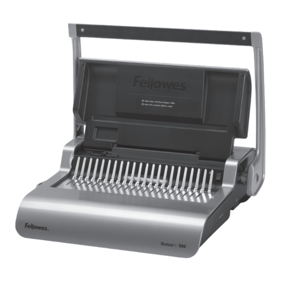 Fellowes Quasar+ 500 Manual