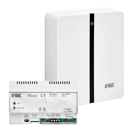 urmet domus 1722 Complete User And Installer Manual