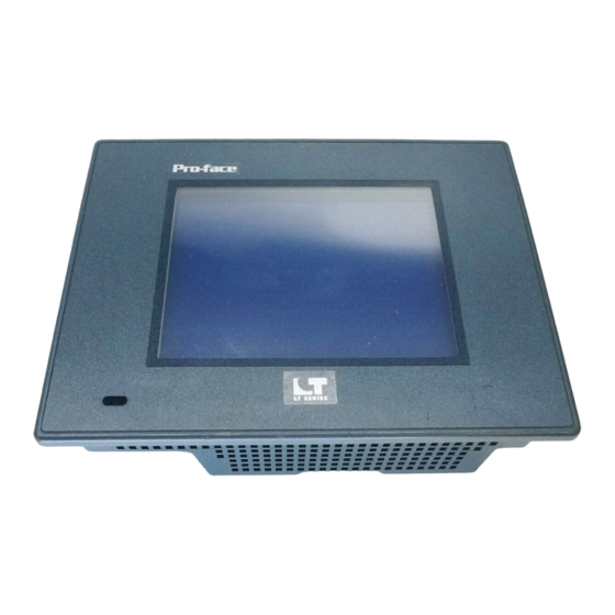 Pro-face LT Series Hardware Manual
