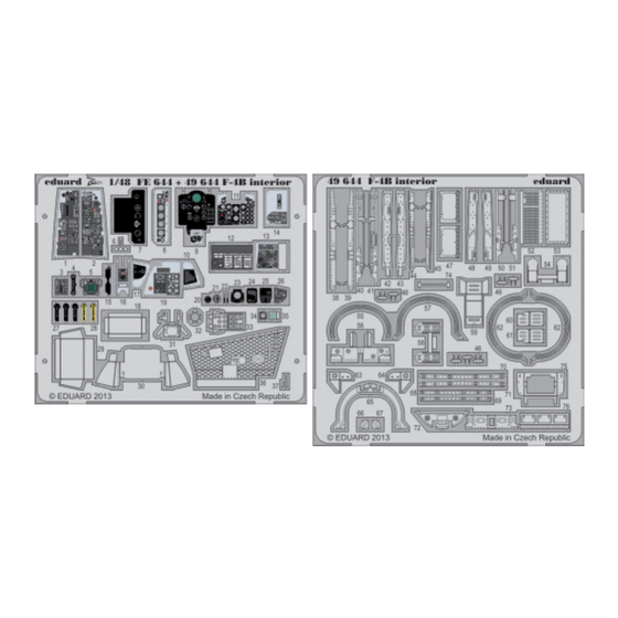 Eduard 49 644 Manual