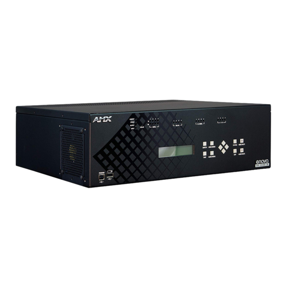 AMX ENOVA DVX-2210HD Quick Start Manual