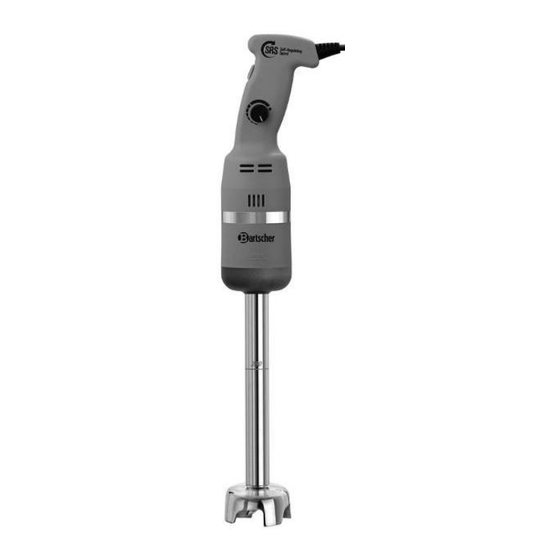 Bartscher MX 235 Plus SB170 Manual