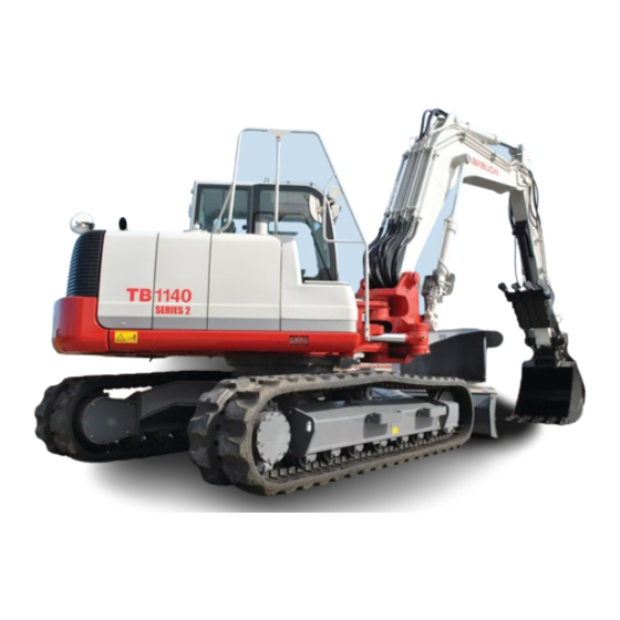 Takeuchi TB1140 Operator's Manual