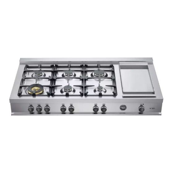 Bertazzoni CTYK..U7X(2,5)A Installation, Service And User Instructions Manual