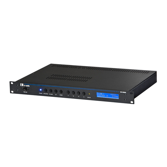 IC Audio EV-5000 Manuals