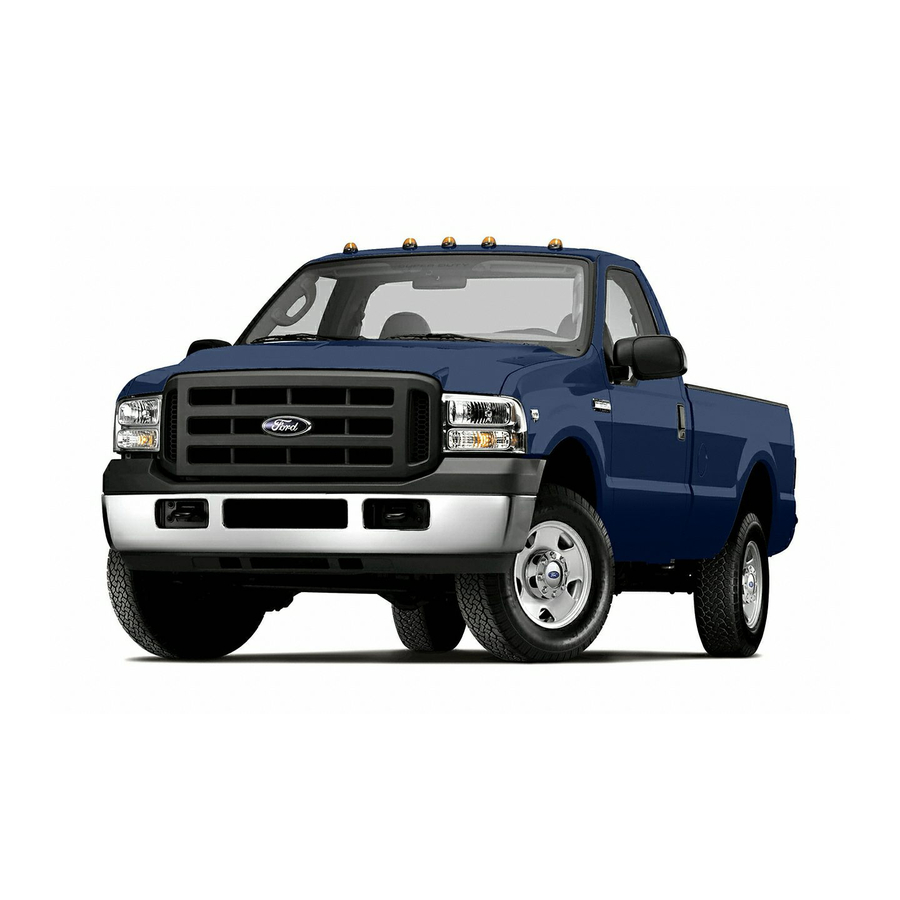 Ford 2005 F250 Owner's Manual
