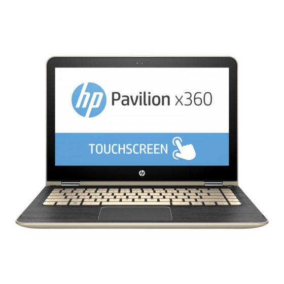 HP PAVILION X360 M3 MAINTENANCE AND SERVICE MANUAL Pdf Download ...