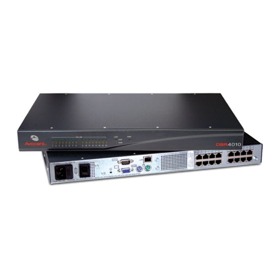 Avocent DSR Series DSR4010 Brochure