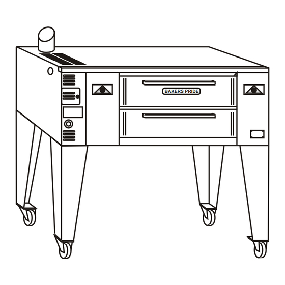 Bakers Pride 101 Installation And Operating Instructions Manual