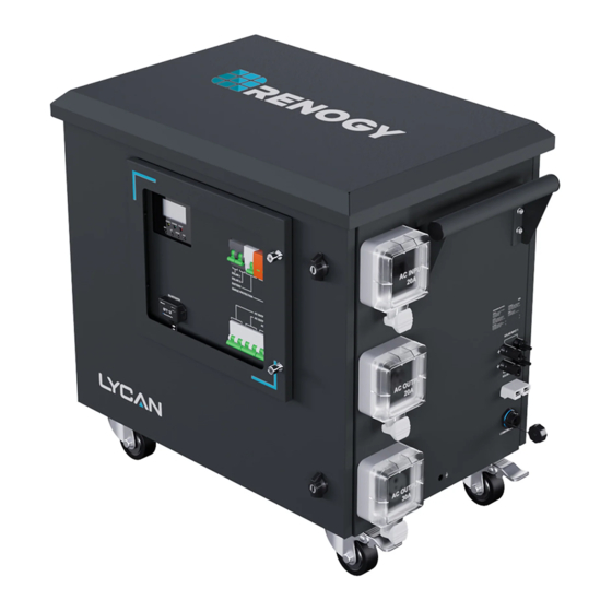 Renogy LYCAN 5000 Power Box Quick Manual