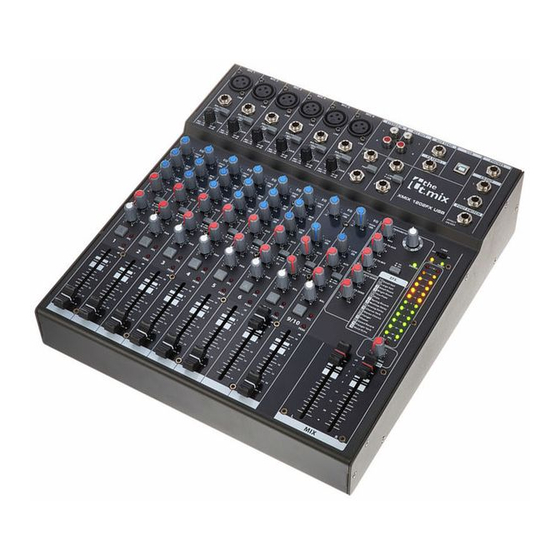 thomann xmix 1202 FX USB User Manual
