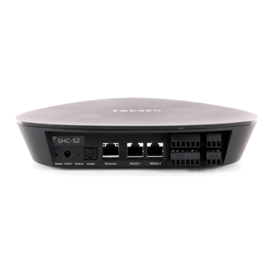 Savant S2 Quick Start Manual