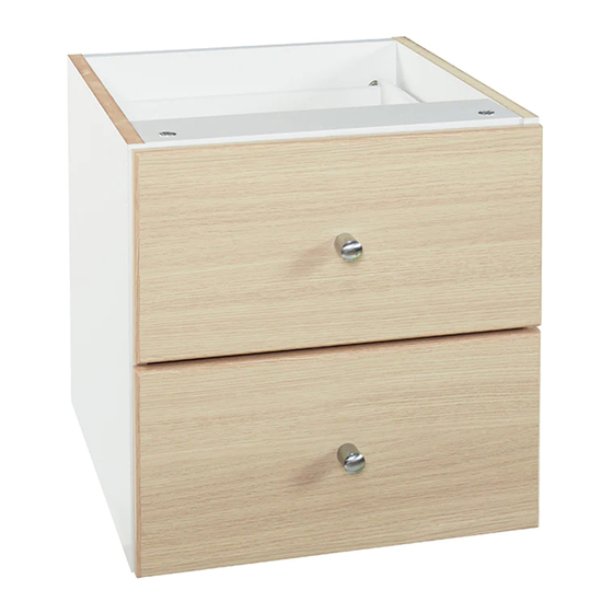 CUBO CUB-2DRW Installation Instructions
