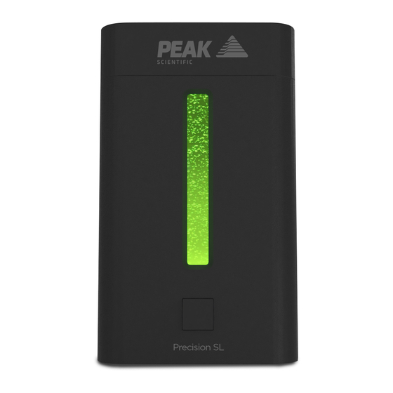 Peak Scientific Precision Hydrogen SL User Manual