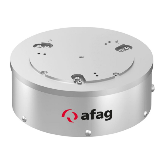 Afag Bowl feeder BF20 Operating & Installation Instructions Manual