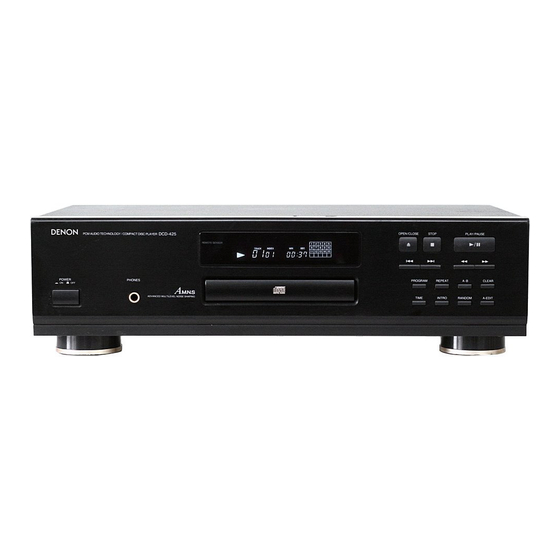 Denon DCD-425 Service Manual