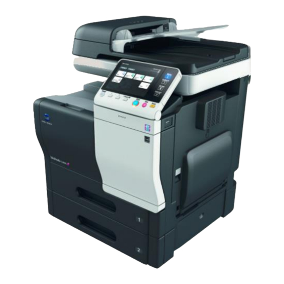 Bizhub vCare C3850 Configuration Manual