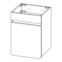 CORONA ALUVIA FLOATING VANITY Assembly Instructions Manual