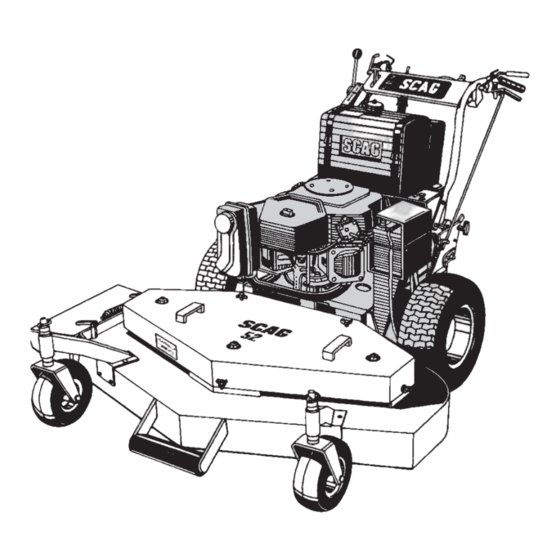 Scag Power Equipment SWZ Operator's Manual