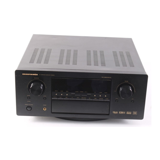 Marantz SR8200 User Manual