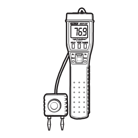 Extech Instruments 403125 User Manual