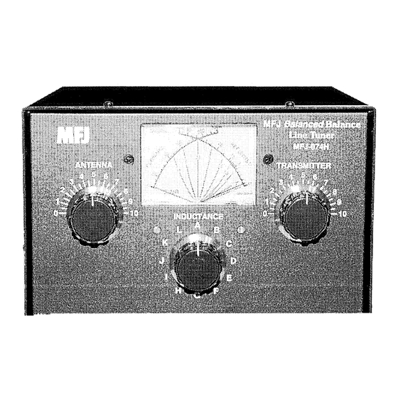 MFJ -974B Instruction Manual