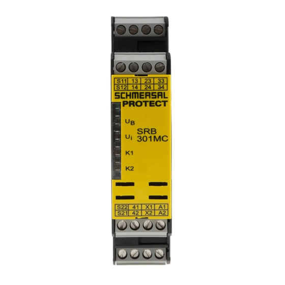 schmersal SRB 301MC-ST Operating Instructions Manual