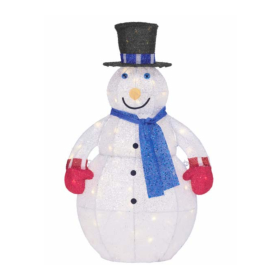 Home Accents Holiday TY617-2014-1 Assembly Instructions