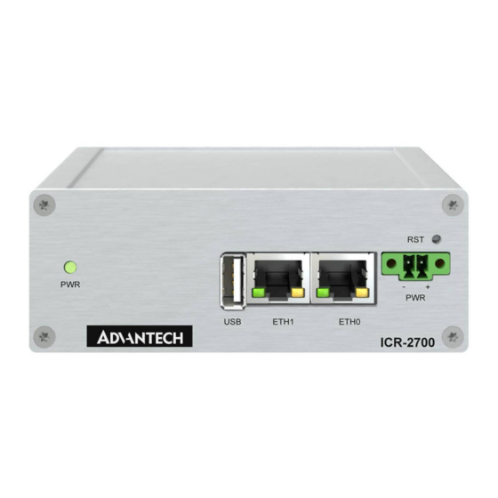 Advantech ICR-2701 User Manual