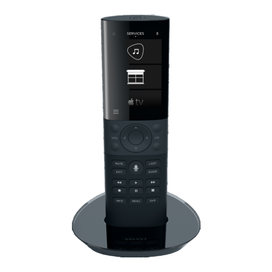 Savant PRO SYSTEM REM-1000 Quick Reference Manual