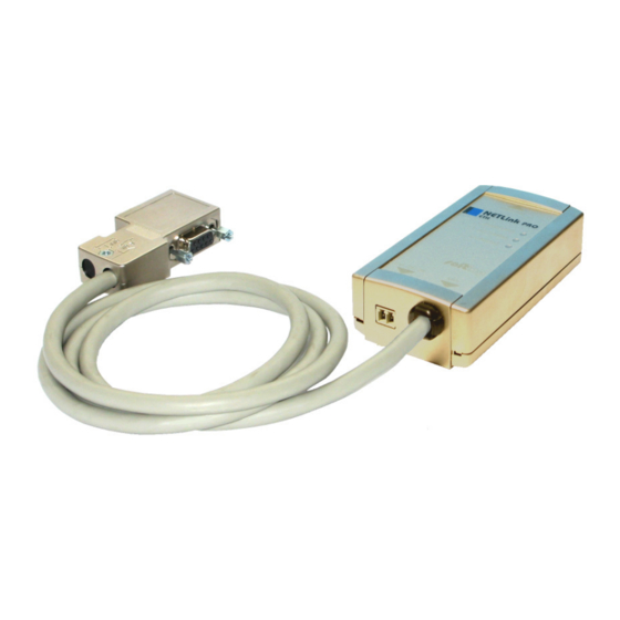User Manuals: NetLink PRO ETH Compact Ethernet Gateway