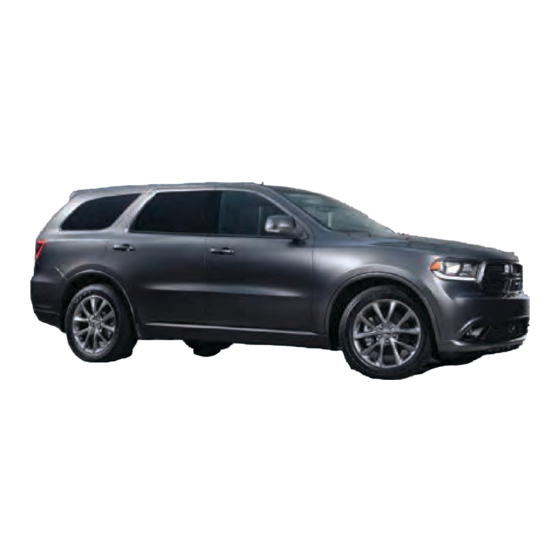 Dodge DURANGO 2014 User Manual
