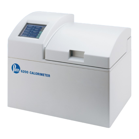 Parr Instrument 6200 Operation Manual