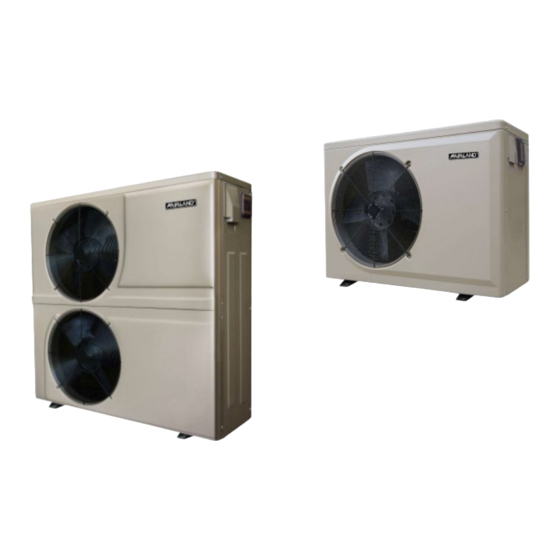 Fairland Pioneer PHC18L Installation And Operating Instructions Manual