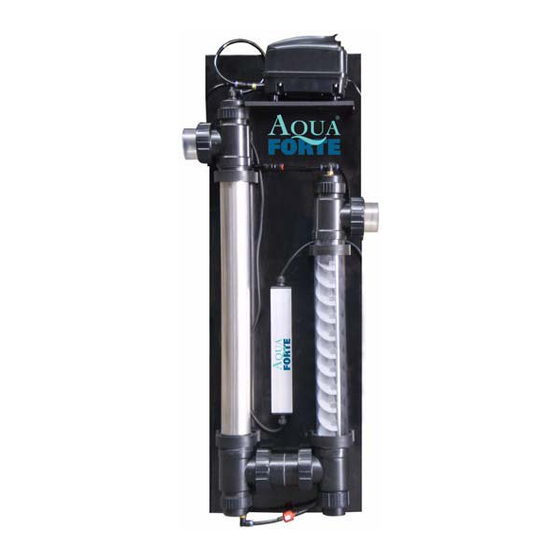 AQUA FORTE OZONE REDOX UVC Instruction Manual