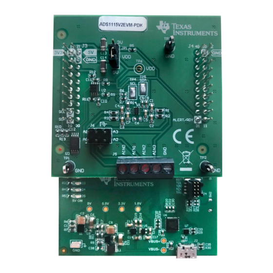 Texas Instruments ADS1x15V2EVM-PDK User Manual