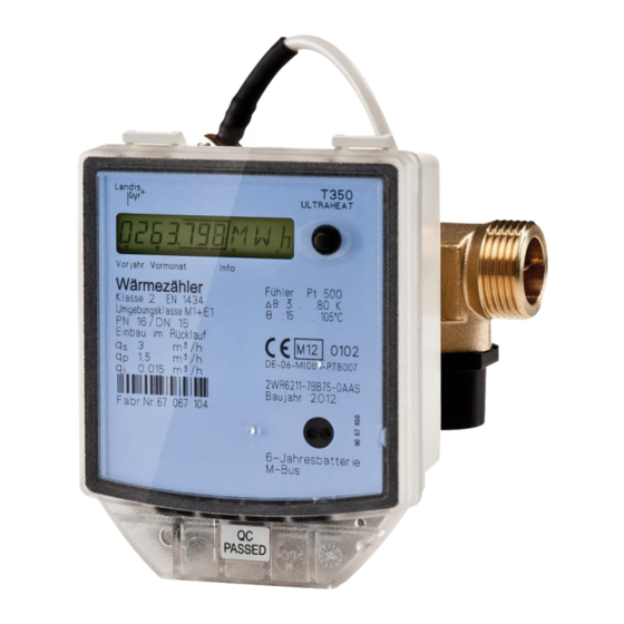 Landis+Gyr ULTRAHEAT T350 Operating Instructions