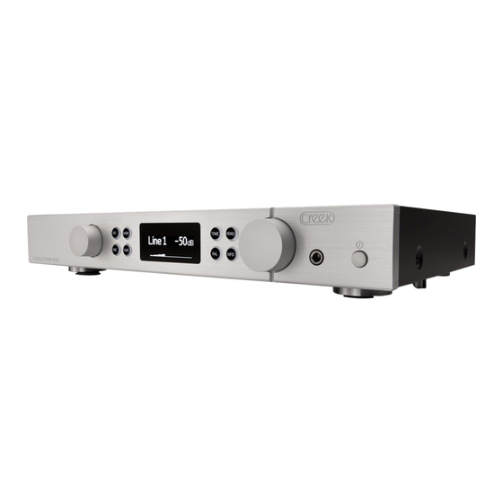 Creek Audio EVOLUTION 50A Instruction Manual