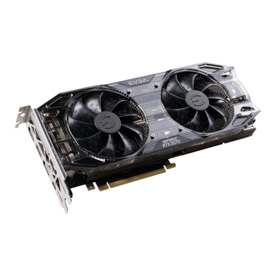 EVGA GeForce RTX 2070 XC Gaming User Manual