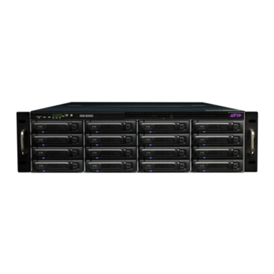 Avid Technology ISIS 5500 Setup Manual