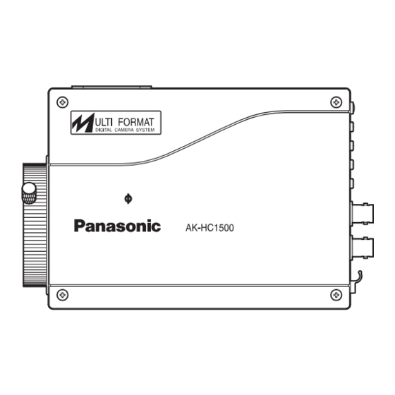 Panasonic AK-HC1500G Operating Instructions Manual