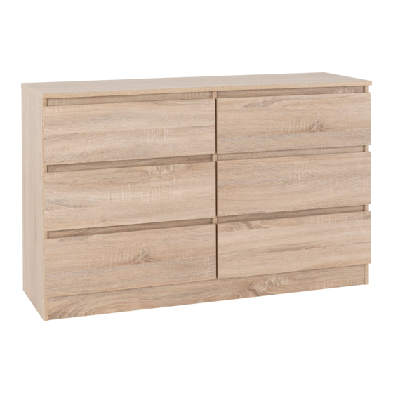 Sonoma OAK EFFECT MALVERN 6 Assembly Instructions Manual