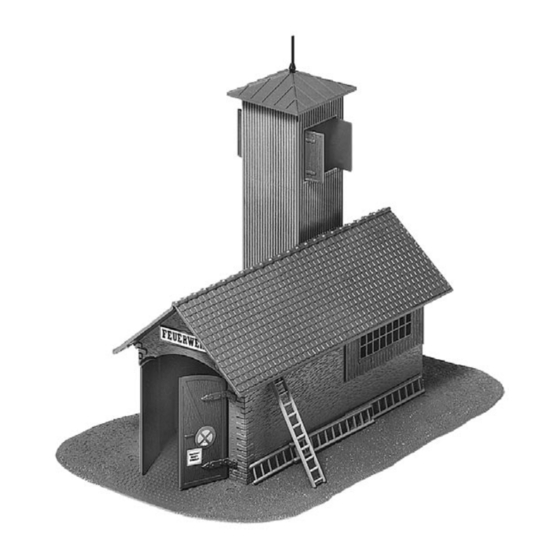 Faller Fire Brigade Engine House 131383 Assembly Instructions
