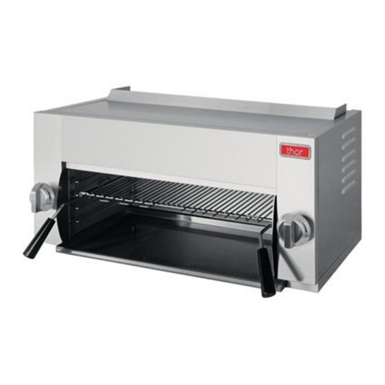 THOR GE559-N Gas Salamander Grill Manuals
