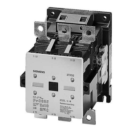 Siemens 3TX7462-3 Operating Instructions