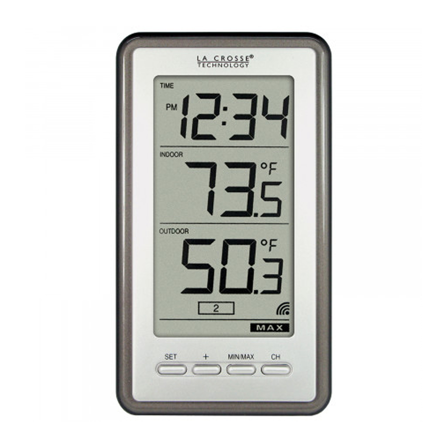 La Crosse WS-9160U-IT - Wireless Thermometer Manual