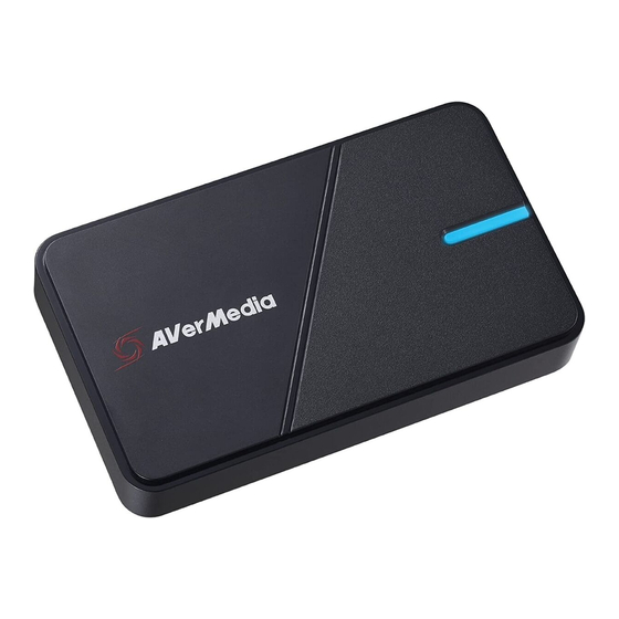 Avermedia LIVE GAMER EXTREME 3 Quick Start Manual
