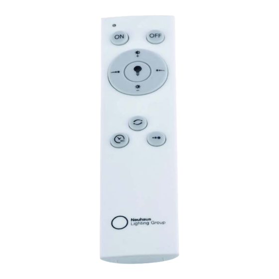 User Manuals: Neuhaus Lighting Group E0040027 Control