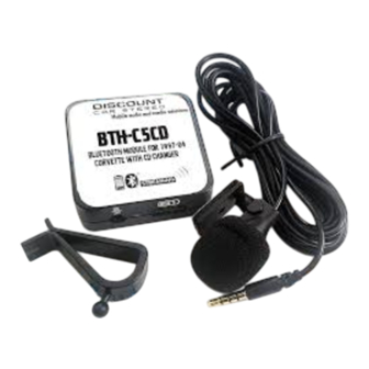 Discount Car Stereo BTH-C5CD Quick Start Installation Manual